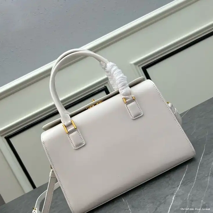 Medium Bag Calfskin Boston Dior Box White 0426 Luxury